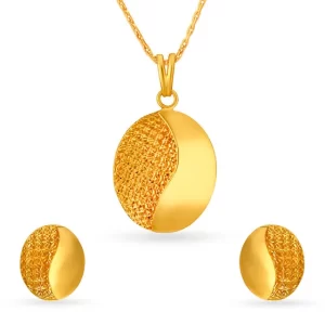 ArdhaRaga Gold Pendant Set